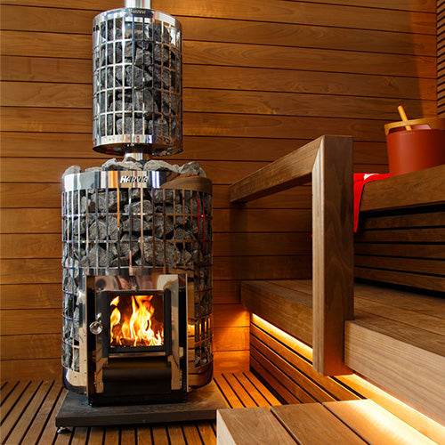 Harvia Cilindro 20 Cilindro Series 17kW Wood-Burning Sauna Stove - image 4