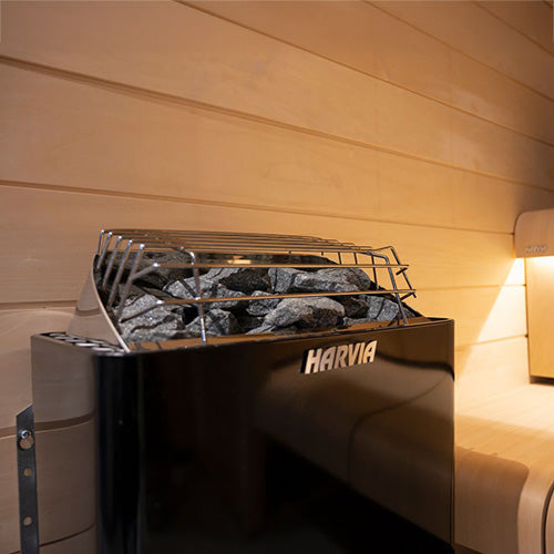 Harvia KIP80W 8kW Electric Sauna Heater — close-up feature