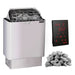 Harvia KIP80W Pkg KIP Series 8kW Sauna Heater Package, Stainless Steel