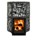 Harvia Legend GreenFlame Series 240 15.9kW Wood Stove Sauna Heater — interior bench layout