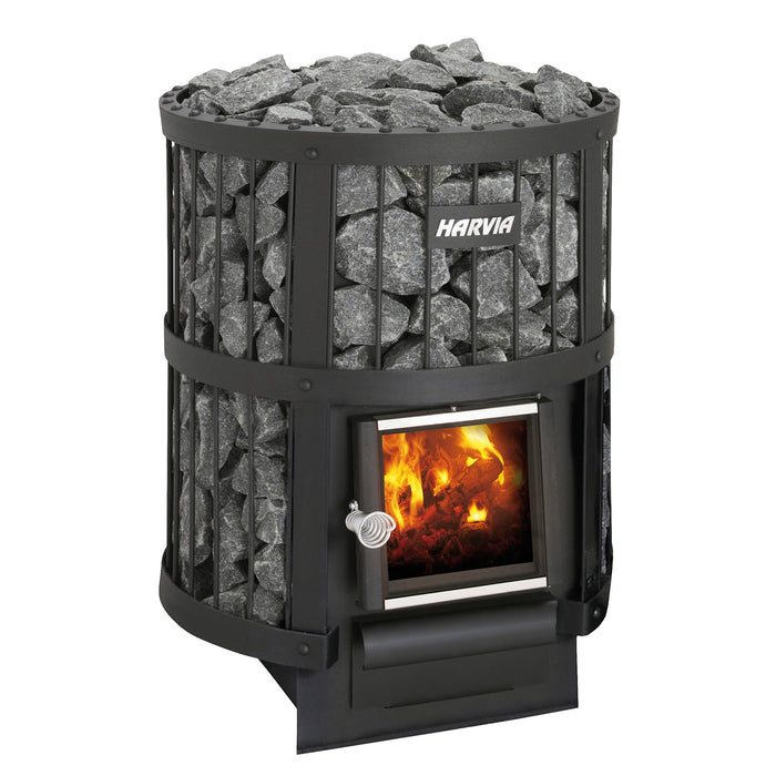 Harvia Legend Series 150 16kW Wood Stove Sauna Heater — exterior view