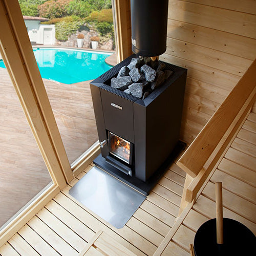 Harvia Linear 18 Compact Black Linear Series 14.3kW Wood-Burning - image 4