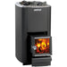 Harvia M Series Wood Stove Sauna Heater with Exterior Feed — exterior view