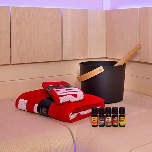 Harvia Hand Towel Red Sauna Hand Towel, 14x22 - image 2