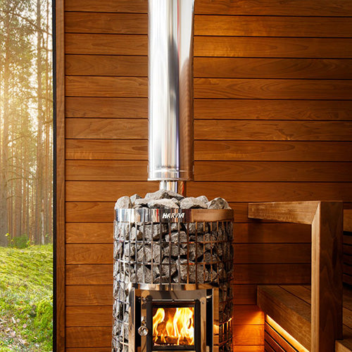 Harvia WHP1500 Sauna Wood Stove Chimney Kit, 1500mm, Stainless Steel - image 2