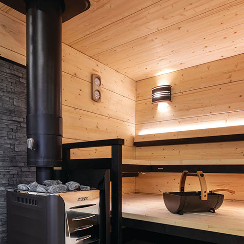Harvia WHP1500M Sauna Wood Stove Chimney Kit, 1500mm, Black Steel - image 3