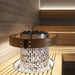 Finnish Sauna Builders Harvia Cilindro Led Safety Railing For 6 & 8kw Sauna Heaters - Finnish Sauna Bui... — glass door detail