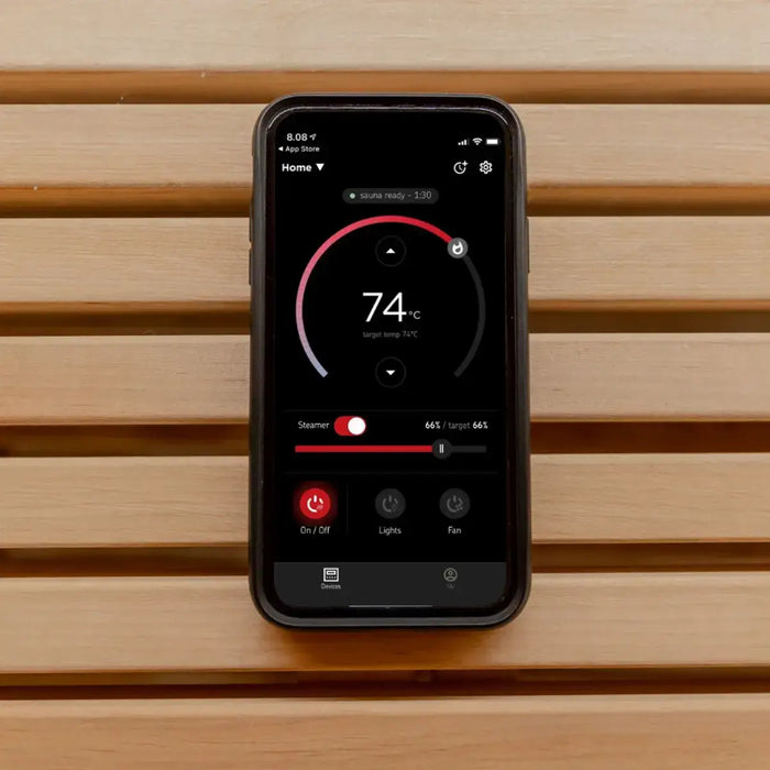 Finnish Sauna Builders Harvia Virta 9KW Ultimate Sauna Heater with WiFi Digital Control, Sauna Stones... — heater and controls