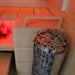 Finnish Sauna Builders Harvia Cilindro PC60E 6KW Sauna Heater - Finnish Sauna Builders — heater and controls