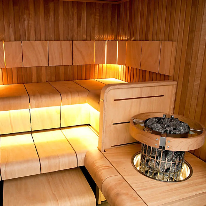 Finnish Sauna Builders Harvia Cilindro PC90 9KW Sauna Heater with built in controls - Finnish Sauna Buil... — close-up feature