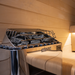 Harvia KIP45B 4.5kW Electric Sauna Heater with Built-In Controls — heater and controls