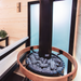 Harvia Legend 240 SL 21kW Sauna Stove — glass door detail
