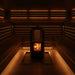 Finnish Sauna Builders Harvia M3 WKM3 Wood Burning Sauna Stove - Finnish Sauna Builders — interior bench layout