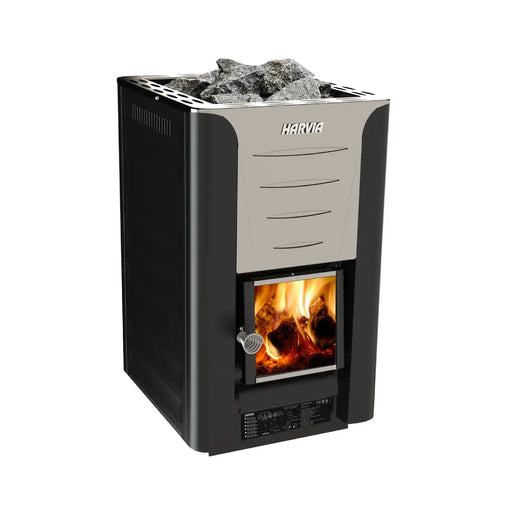 Finnish Sauna Builders Harvia Pro 20 WKPR20M Wood Burning Sauna Stove - Finnish Sauna Builders — exterior view