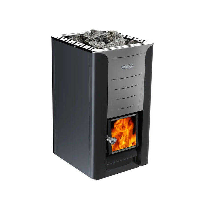 Finnish Sauna Builders Harvia Pro 26 WKPR26M Wood Burning Sauna Stove - Finnish Sauna Builders — exterior view