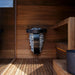 Finnish Sauna Builders Harvia Spirit Safety Railing - Finnish Sauna Builders — heater and controls