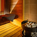 Finnish Sauna Builders Harvia Spirit Safety Railing - Finnish Sauna Builders — glass door detail