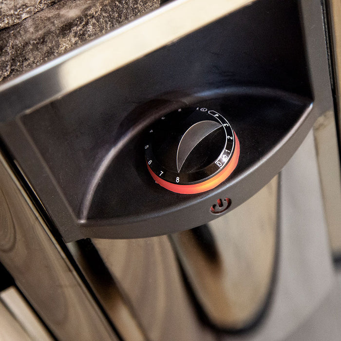 Harvia The Wall Series 6kW Electric Sauna Heater — close-up feature