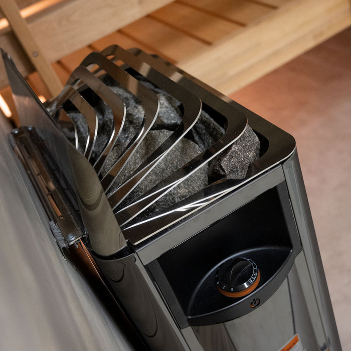 Harvia The Wall SW60 The Wall Series 6kW Sauna Heater, Black - image 3