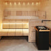 Harvia Virta HL80 stainless steel sauna heater detail view