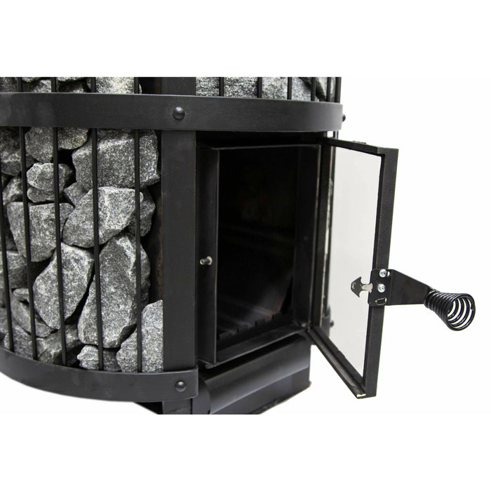 Finnish Sauna Builders Harvia Legend 240 Greenflame Wood Burning Sauna Stove - Finnish Sauna Builders — interior lighting