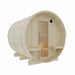 Finnish Sauna Builders Helsinki Finnish Barrel Sauna with Terrace and WiFi Heater - Finnish Sauna Build... — interior lighting
