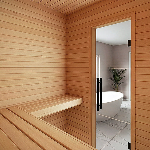 PROSAUNAS Hemlock 1x4 VG S4SEE Sauna Wood, Vertical Grain, Clear - image 3