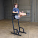 Body Solid Vertical Knee Raise & Dip - GVKR60B — full setup angle