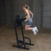 Body Solid Vertical Knee Raise & Dip - GVKR60B — adjustment mechanism