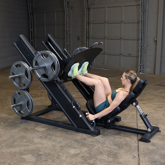 Body Solid Pro Clubline Linear Bearing Commercial Leg Press SGLP500 detail view 3
