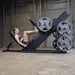 Body Solid Pro Clubline Linear Bearing Commercial Leg Press SGLP500 commercial leg press machine front view