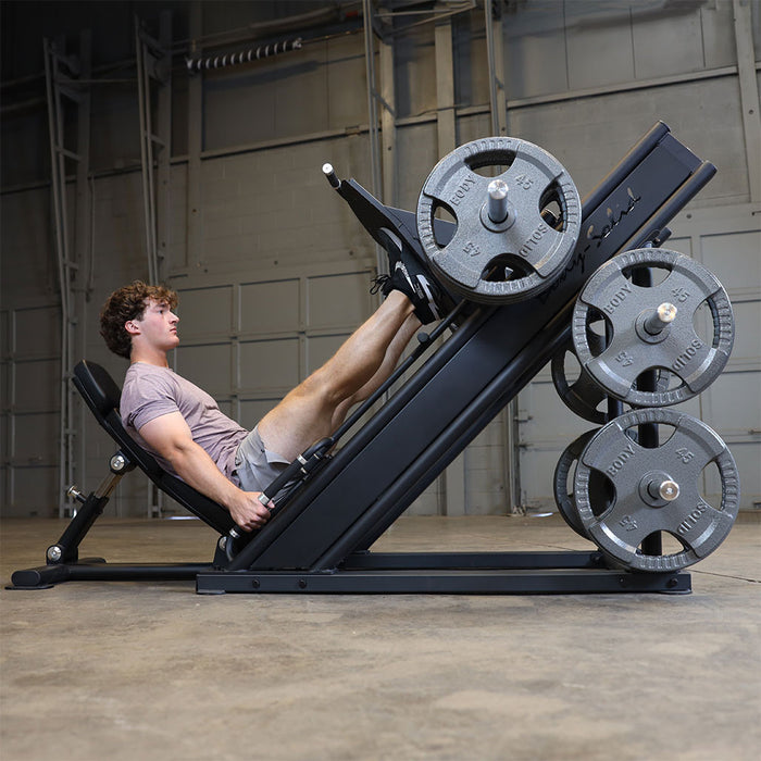 Body Solid Pro Clubline Linear Bearing Commercial Leg Press SGLP500 detail view 5