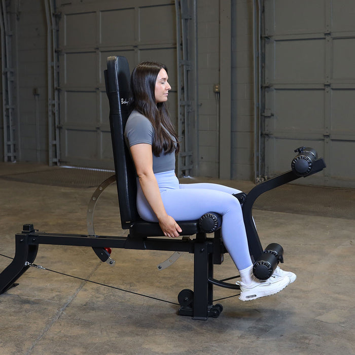 Body Solid Leg Extension Curl Bench Attachment GLEG detail view 2
