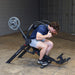 Body Solid Semi-Recumbent Ab Bench - GAB300B — console and display