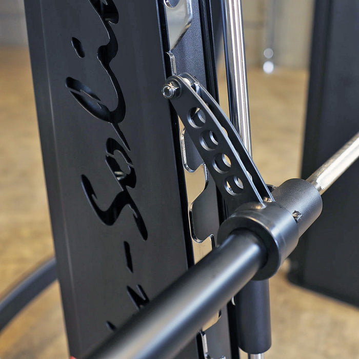 Body Solid Pro Clubline Counter-Balanced Smith Machine - SCB1000B — side profile