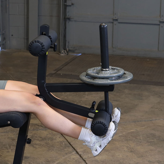 Body Solid Leg Curl/Leg Extension Machine - GLCE365B — adjustment mechanism