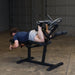 Body Solid Leg Curl/Leg Extension Machine - GLCE365B — side profile