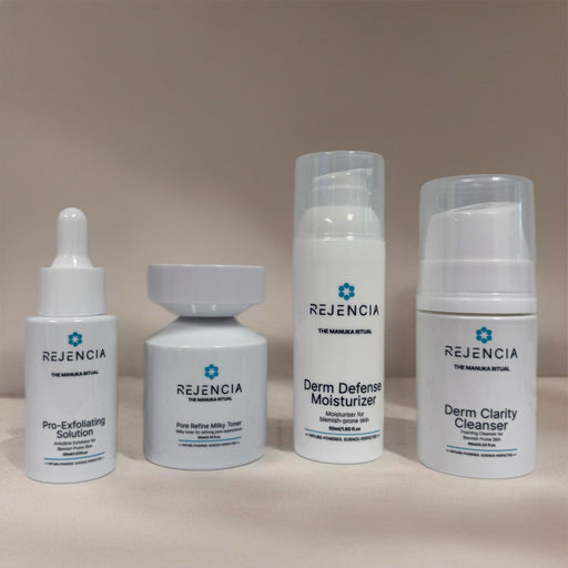 Rejencia Blemish Kit four-step skincare set