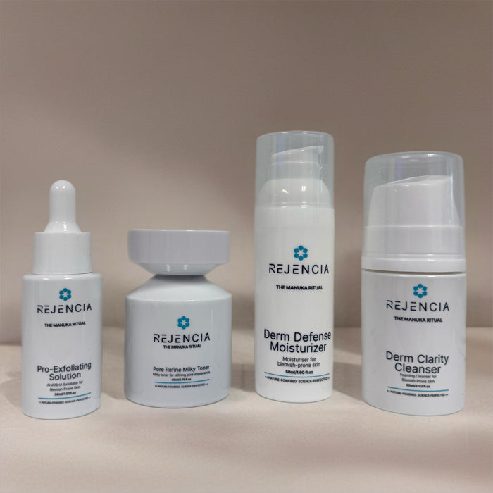 Rejencia Blemish Kit four-step skincare set
