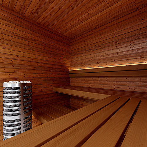 SaunaLife HST67 Luxury 6’ x 7’ Indoor Finnish Sauna Kit Precision - image 18