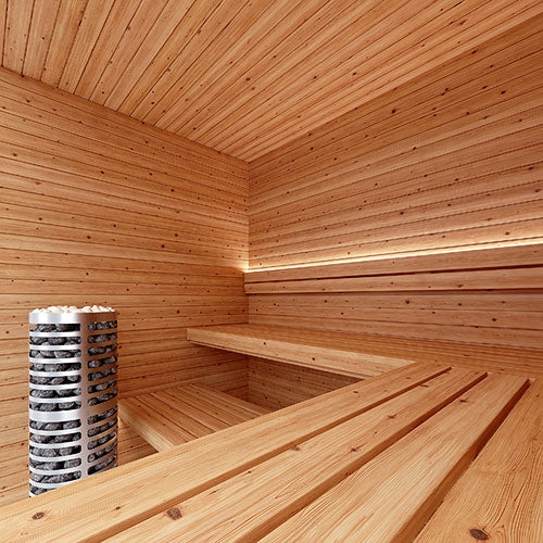 SaunaLife HST68 Luxury 6’ x 8’ Indoor Finnish Sauna Kit Precision - image 17