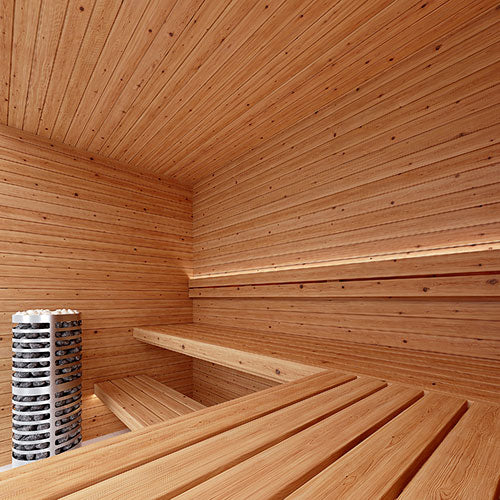 SaunaLife HST59 Luxury 5’ x 9’ Indoor Finnish Sauna Kit Precision - image 18