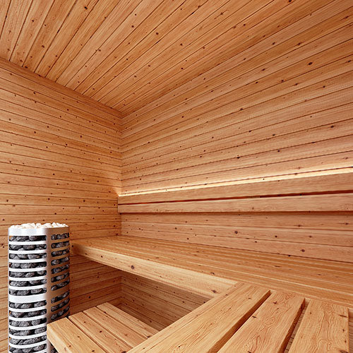 SaunaLife HST48 Luxury 4’ x 8’ Indoor Finnish Sauna Kit Precision - image 17