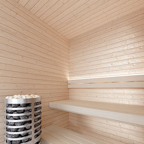 SaunaLife HST55 Luxury 5’ x 5’ Indoor Finnish Sauna Kit Precision - image 2