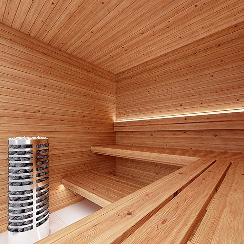SaunaLife HST78 Luxury 7’ x 8’ Indoor Finnish Sauna Kit Precision - image 17