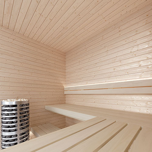 SaunaLife HST57 Luxury 5’ x 7’ Indoor Finnish Sauna Kit Precision - image 2
