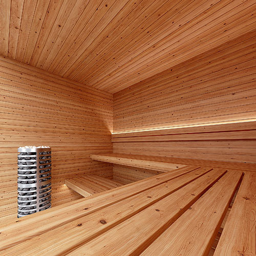 SaunaLife HST79 Luxury 7’ x 9’ Indoor Finnish Sauna Kit Precision - image 18