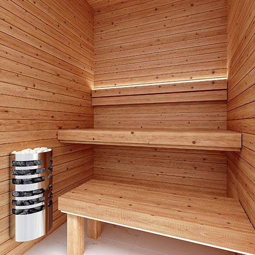 SaunaLife HST45 Luxury 4’ x 5’ Indoor Finnish Sauna Kit Precision - image 18
