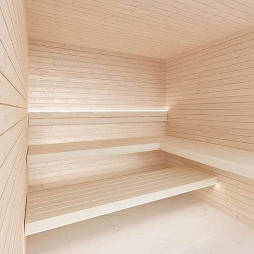 SaunaLife HST88 Luxury 8’ x 8’ Indoor Finnish Sauna Kit Precision - image 4