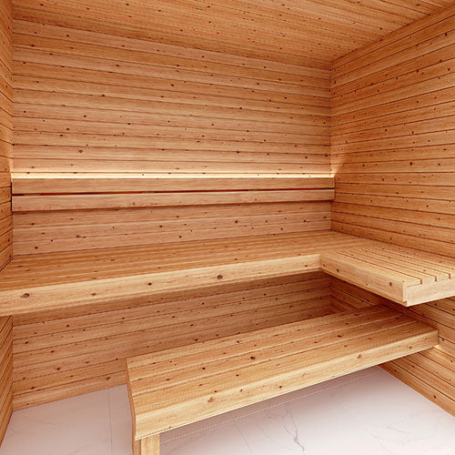 SaunaLife HST48 Luxury 4’ x 8’ Indoor Finnish Sauna Kit Precision - image 19